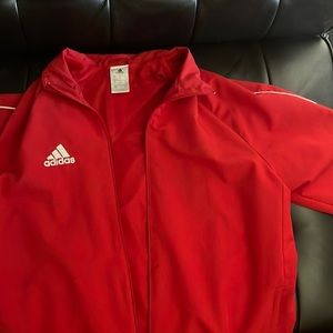 adidas red jacket